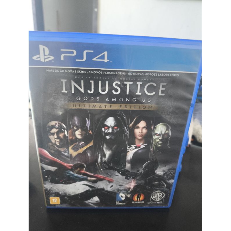 Jogo para PS4/PS5 Mídia física usado Injustice Ultimate Edition