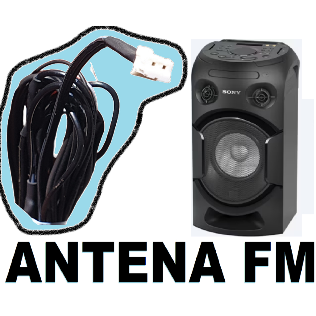 1 Antena Fm Para Sony V21d (artesanal) 3 Metros De Fio (Usado)