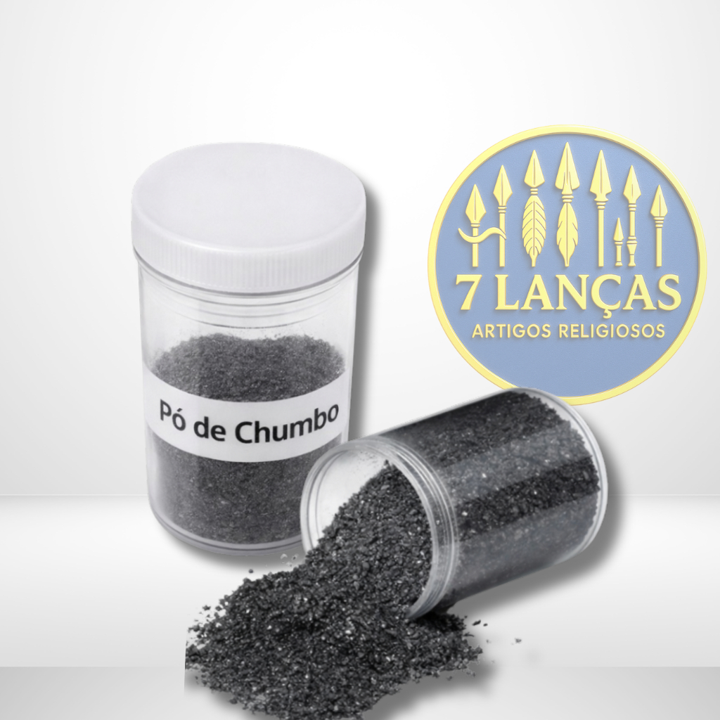 "Pó de Chumbo Puro – 15 g Original para Força e Proteção nos Seus Rituais Religiosos" para ESPIRITUALIDADE em Oferta na Shopee