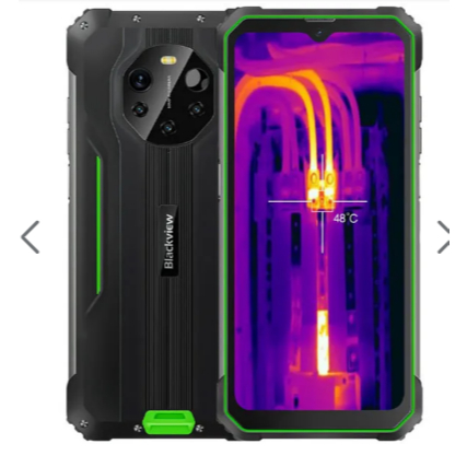 Celular Blackview BL8800 Pro NFC Dual SIM de 128GB 8GB RAM de 6.58" 50+5+2+2MP 16MP - Navy Green