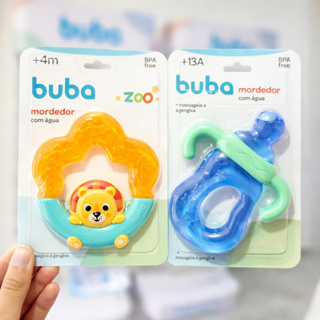 Kit 02 Mordedores Buba Refrigerável para Bebe Crescimento Dentes Alivio dor Gengiva e Dentes em Oferta na Shopee