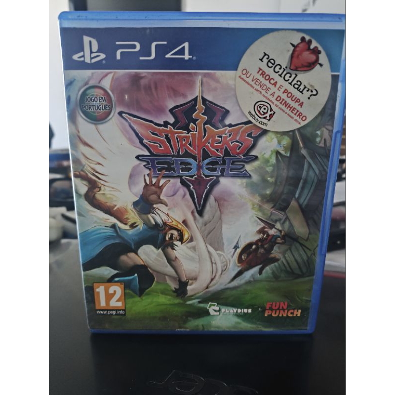 Leia o anúncio por gentileza Jogo usado PS4/PS5 Strikers Edge Mídia Física Original Português de Portugal