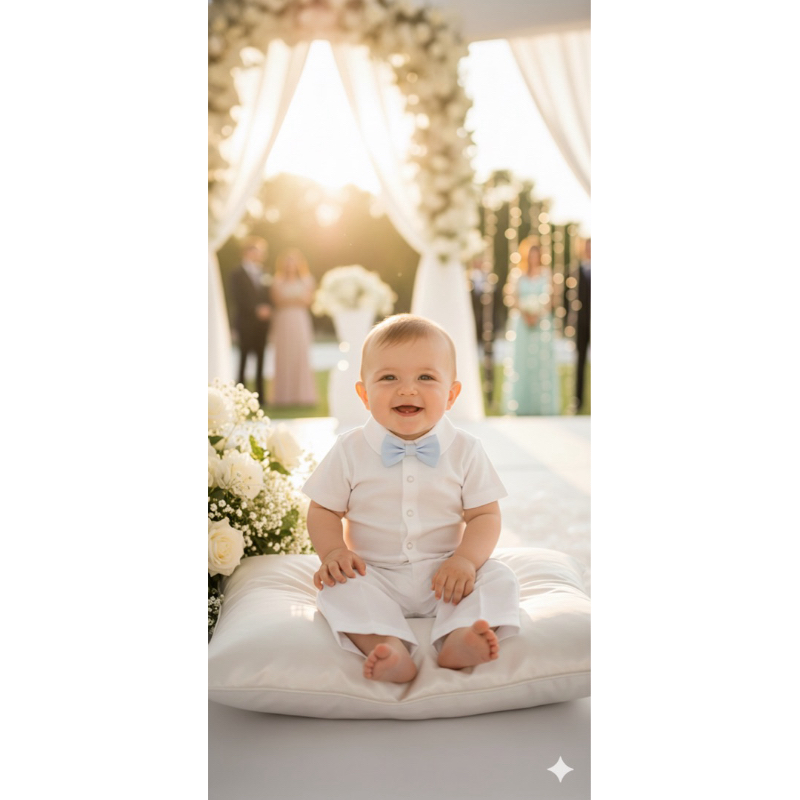 Conjuto Ravi - para Batizado- casamento-aniversário