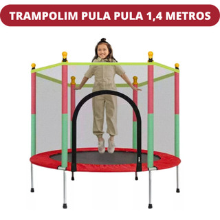 Cama Elástica Pula Pula Infantil Trampolim 1,4 metros