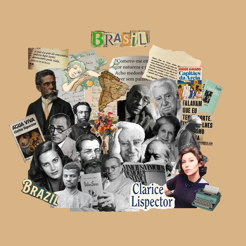 Autores Escritores Brasileiros Kit de Adesivos Machado Clarice Graciliano Jorge Lygia para Kindle Scrapbook Garrafa