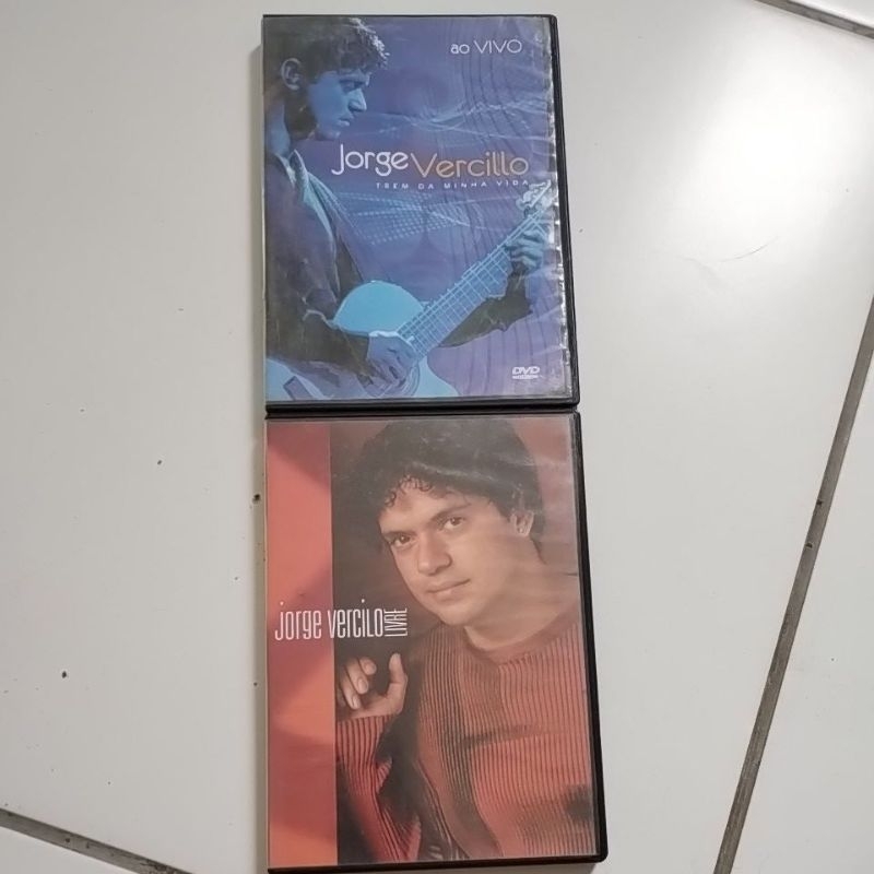 dvd Jorge Vercillo.(lote com 2 dvd).