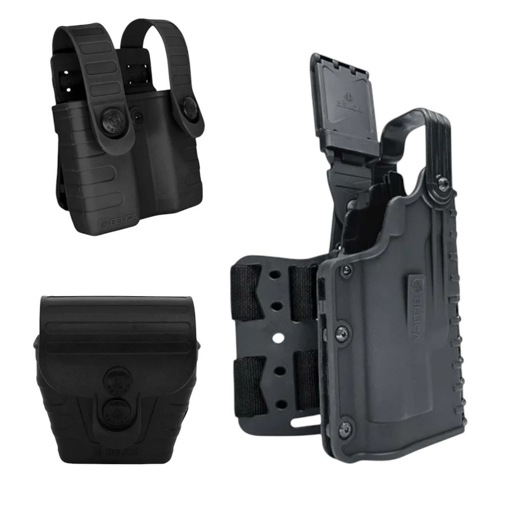 Kit Coldre Black Ops II + Porta Carregador Bélica + Porta Algema Bélica