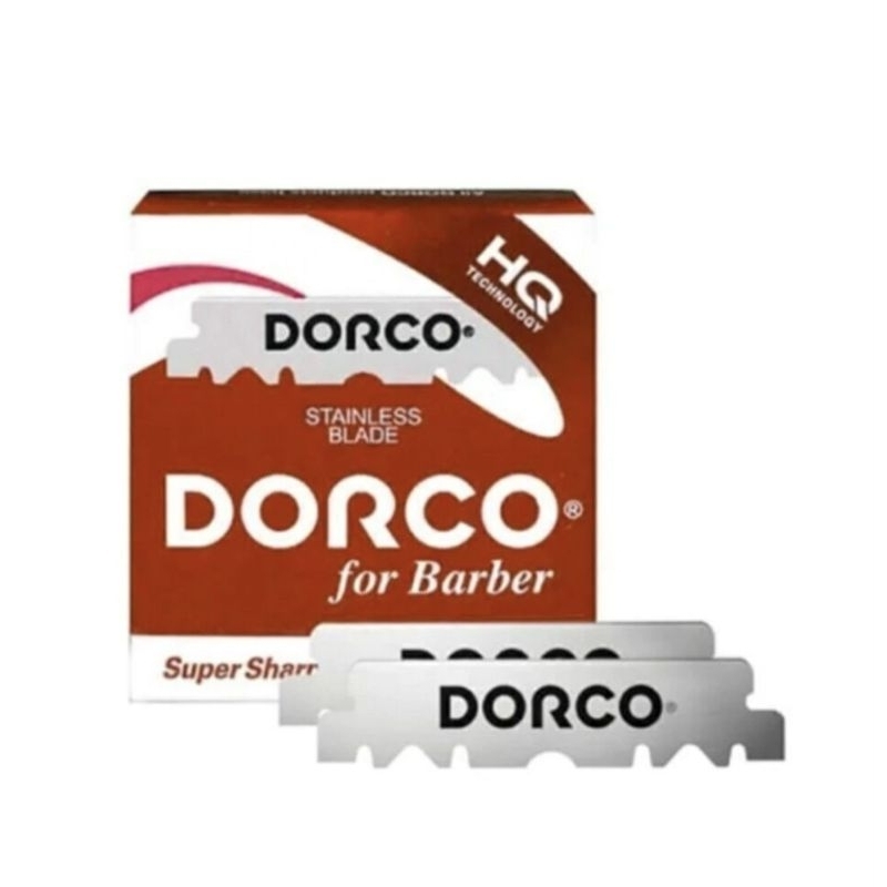 Lâmina de Barbear Dorco Importada Cortada C/100