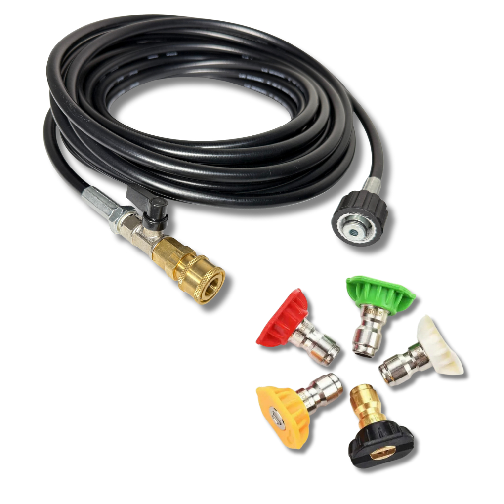 Mangueira para lavadora lava jato Wap com registro engate rápido e bicos coloridos