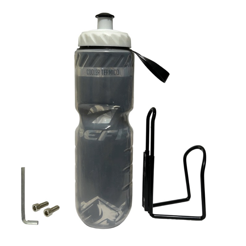 Garrafa Térmica 700ml Bike NIPARTE Caramanhora Squeeze com Tampa + Suporte de alumínio + 2 Parafusos + 1 Ferramenta em Oferta na Shopee