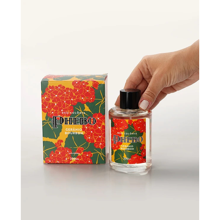 Colonia Phebo Geranio Boubon 200ml original lacrada
