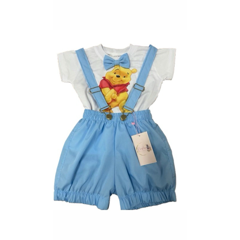Fantasia Ursinho Pooh Bebê Menino — imagem 2 de 2