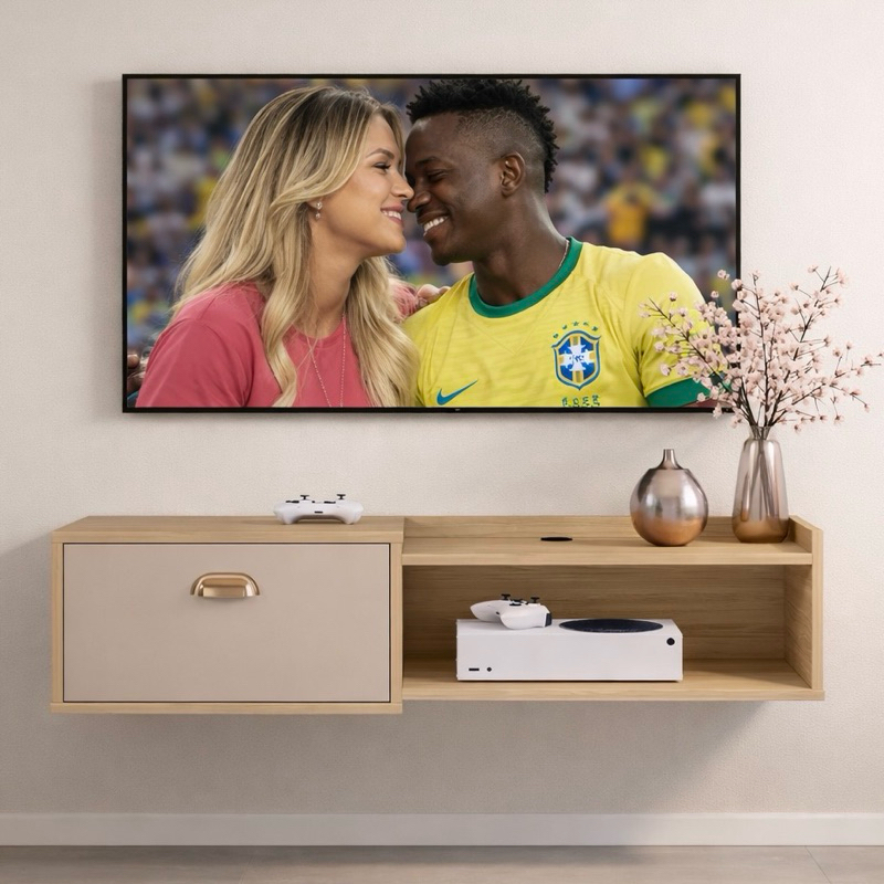 Rack Home Bancada Canada Mexico 0,90 / 1,20 cm Nicho e Porta Sala Estar - LANÇAMENTO em Oferta na Shopee