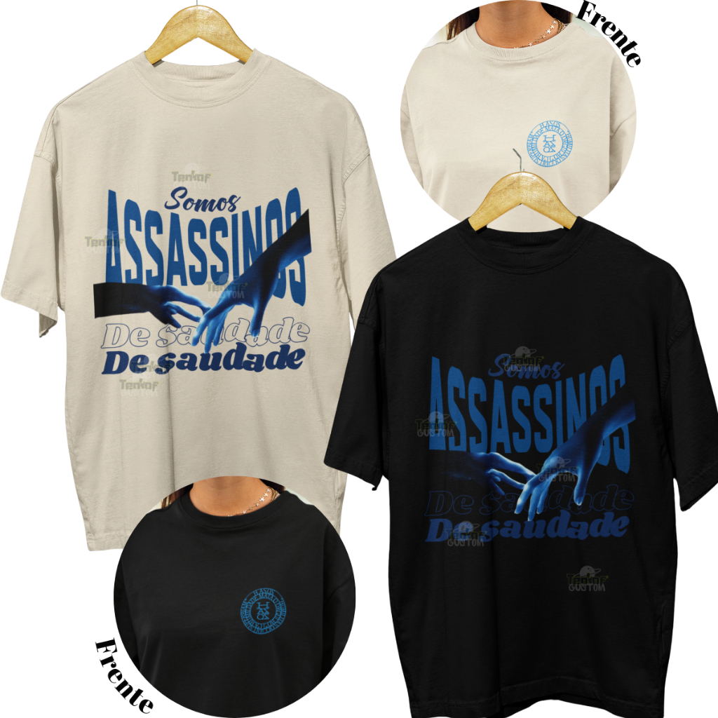 Camiseta Música Baco Exu do Blues Estampada Saudade Em Alta Qualidade Unissex 100% Algodão