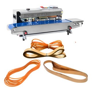 Kit Teflon 37,5cm +  Correia 32,5cm Para Seladora Automatica Continua casm1000 1050 1000s 1000A