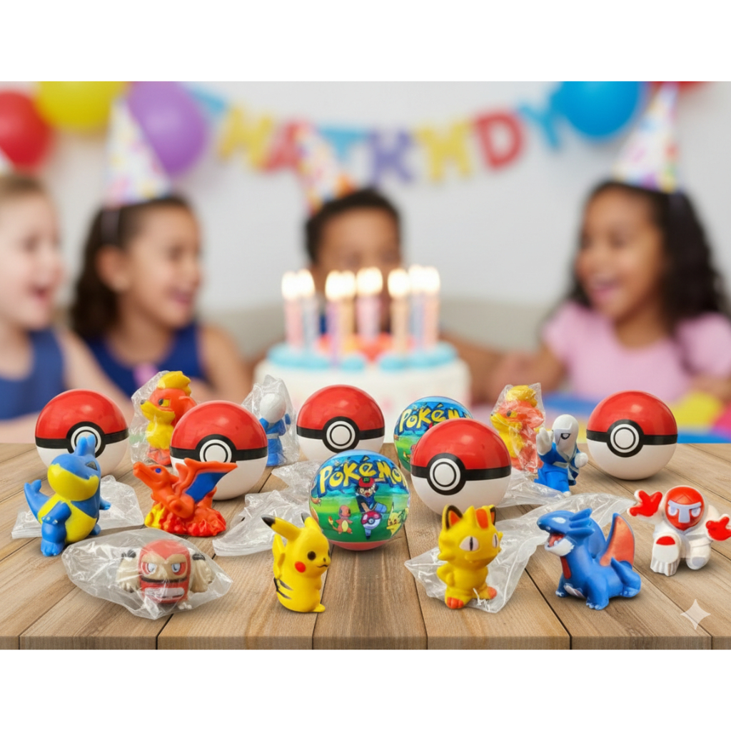 KIT 10 POKEBOLA POKÉMON GO  lacrada encapsulada envelopadas 2,5 polegadas 5,5 CM Lembrancinha Festa Aniversario Capsula