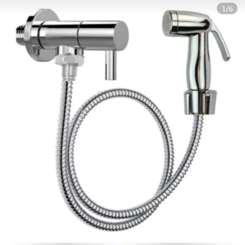 Kit de Ducha Higienica Para Banheiro 1.50m completa Luxo nucleo da valvula
