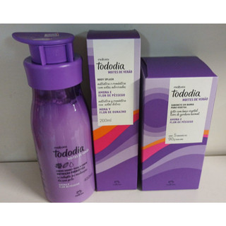 Kit Tododia Amora e Flor de Pêssego Hidratante, Body Splash e Sabonete (3 produtos)