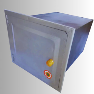 Forno Em Chapa De Aço Para Fogão A Lenha de alta qualidade  02 Tamanhos 21x28x50 - 50X30X35 em Oferta na Shopee