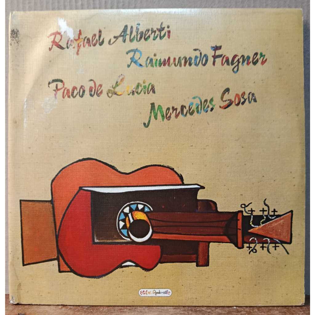 LP Rafael Alberti, Raimundo Fagner, Paco De Lucia, Mercedes Sosa – Homenagem A Picasso - com encarte (537)