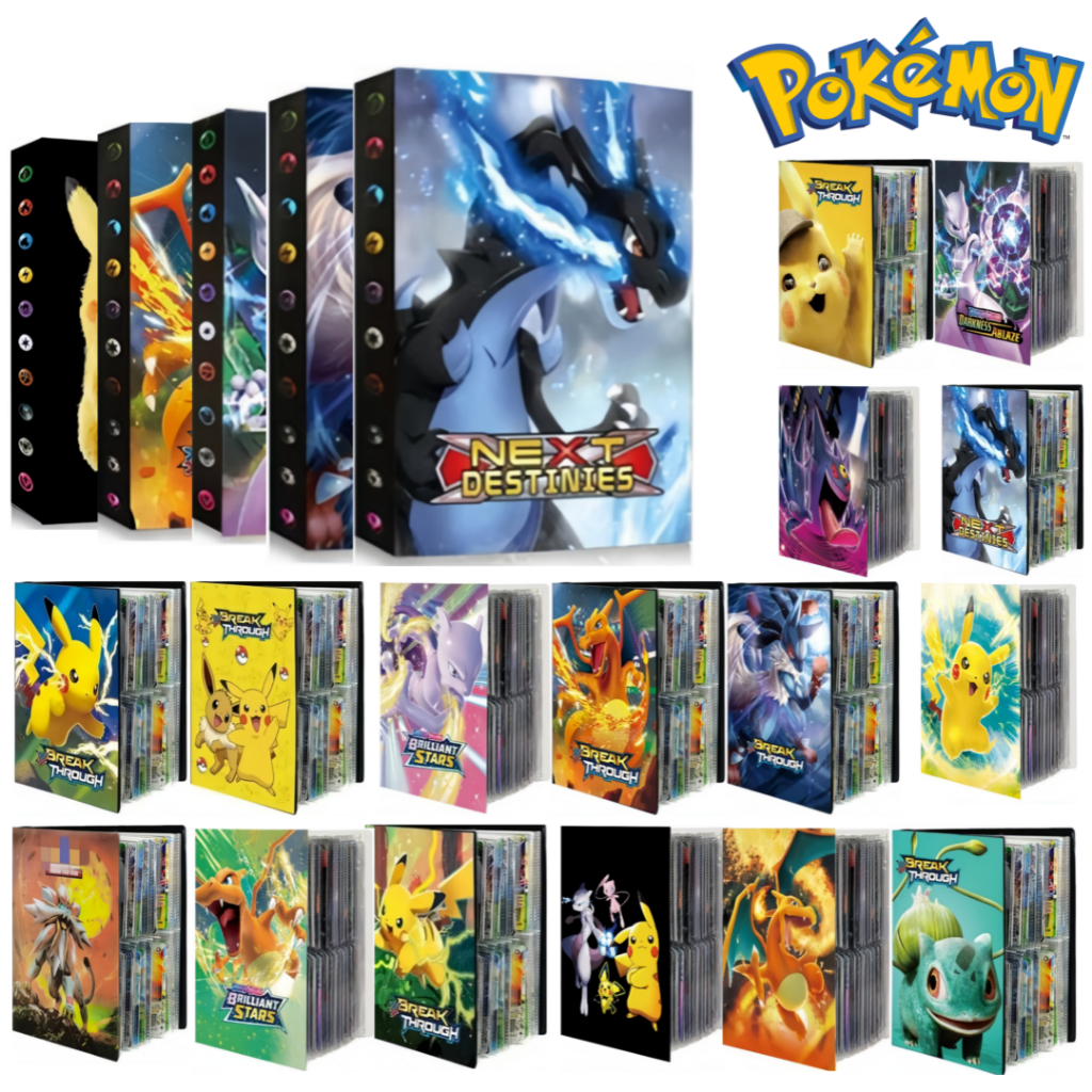 Álbum Pokémon TCG Ice Dragon Lucario 240 400 Cartas Colecionáveis Cartas de Jogo Deck Pokémon