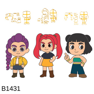 Kit Cortador Modular Guerreiras do Kpop Corpo 7CM B1433 em Oferta na Shopee