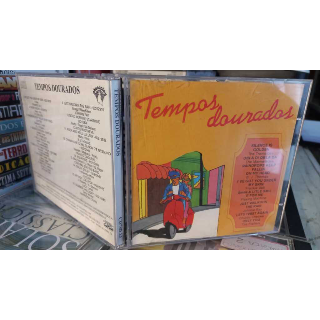 Cd Tempos Dourados Phonoplay Bj Thomas Frankie Valli  the platters mennon flyng- Excelente the platters chubby checker