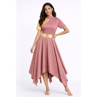 Vestido de Dança 4 Pontas MODELO METALIZADO