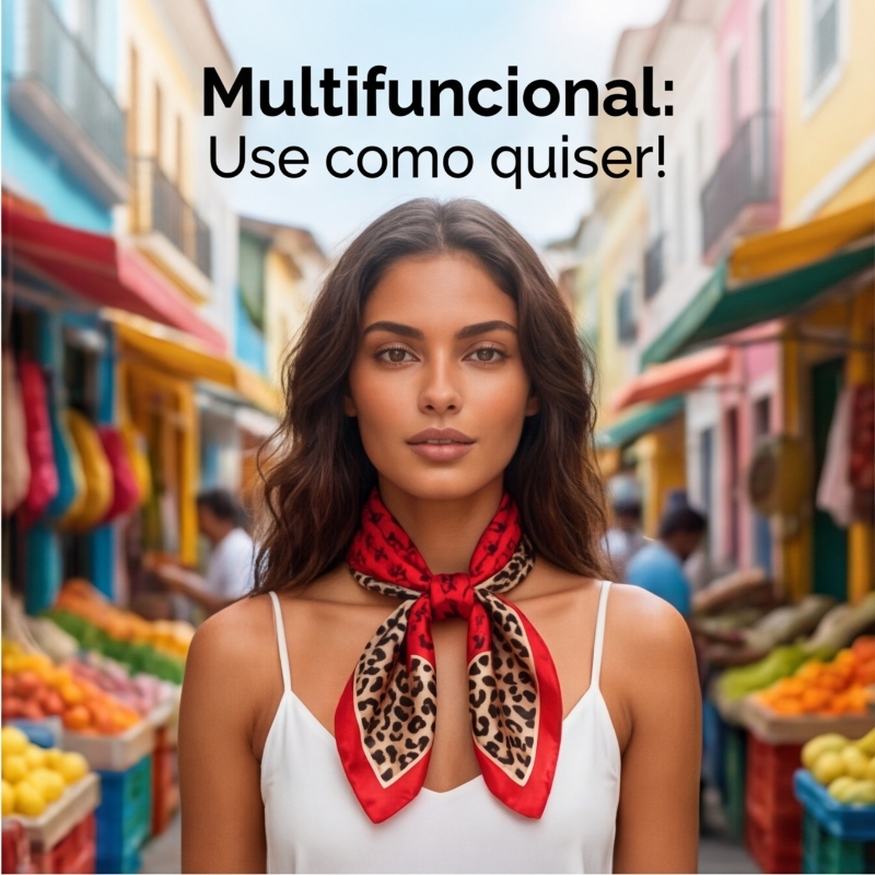 Lenço Cetim Premium 90x90 Fácil de Lavar | 4 Cores Moda Chic Presente Para Ela em Oferta na Shopee