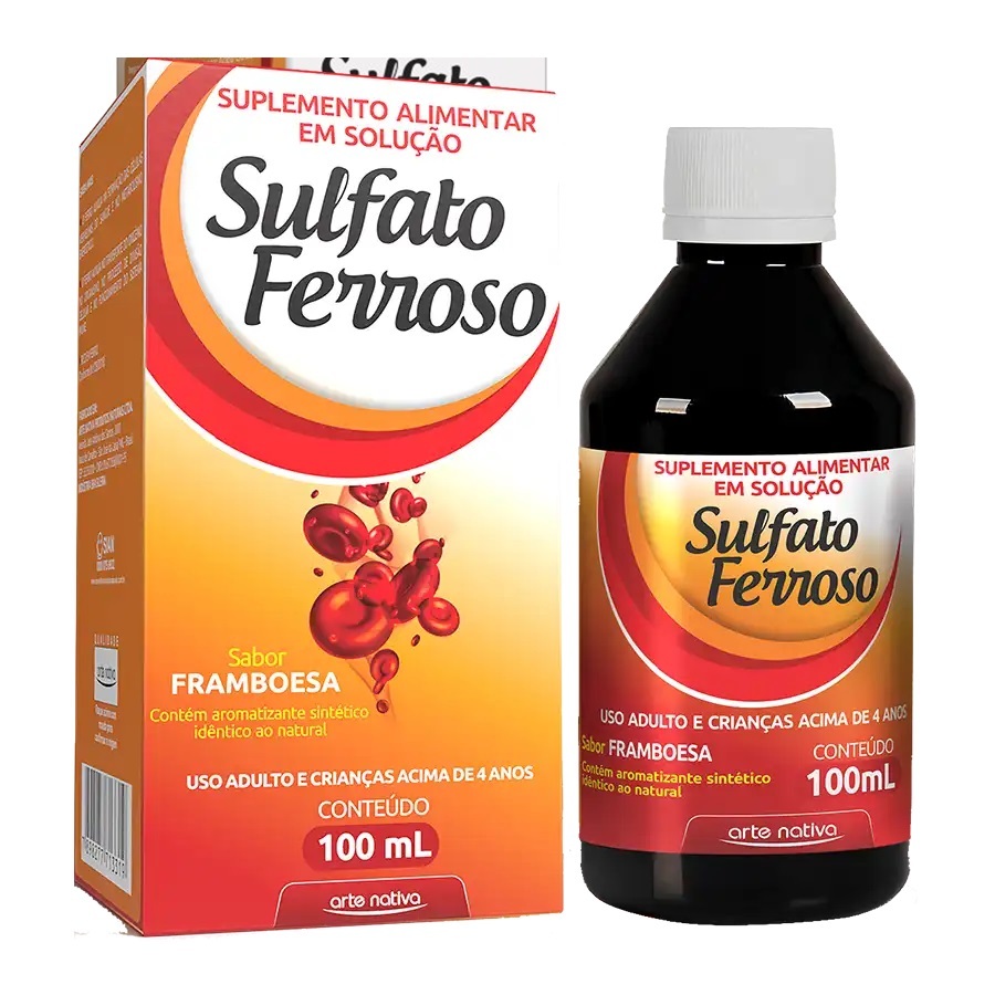 Suplemento infantil Sulfato Ferroso 100ml - Arte Nativa