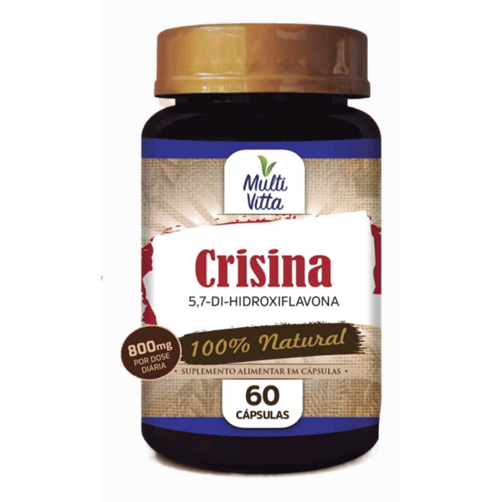 Crisina 800mg com 60 cápsulas suplemento Alimentar