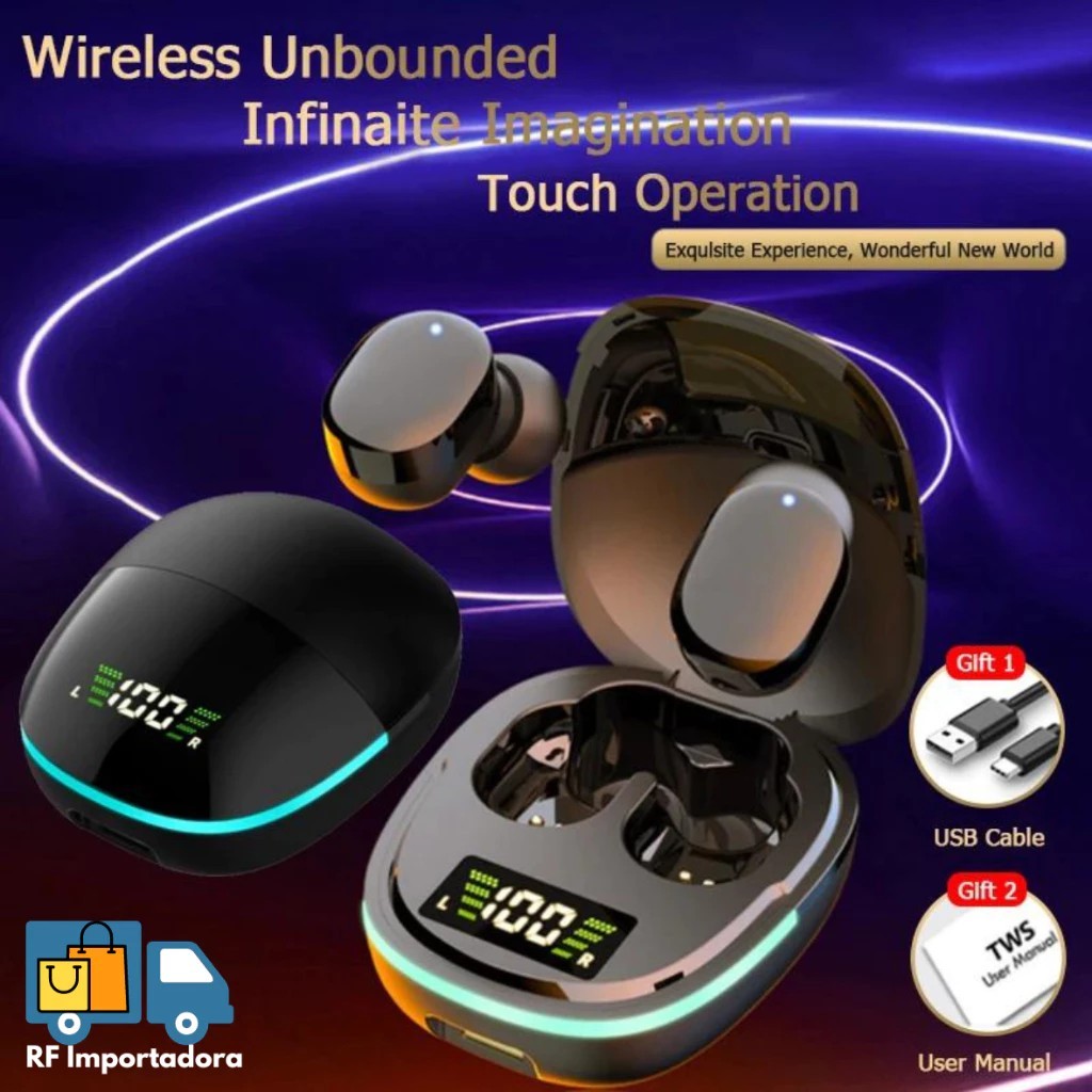 Fone De Ouvido Bluetooth Gaming G9S Sem Fio Com Microfone Som Estéreo em Oferta na Shopee