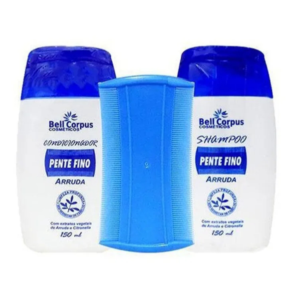 Kit Anti Piolhos Tratamento de Piolho e Lendia com Arruda + Pente – BellCorpus