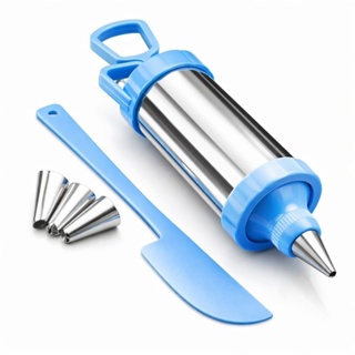 Kit Confeiteiro Bico Decorador de Bolos 6 Peças Inox & Plástico – Bicos Perlê, Pitanga, Pétala e Flor em Oferta na Shopee