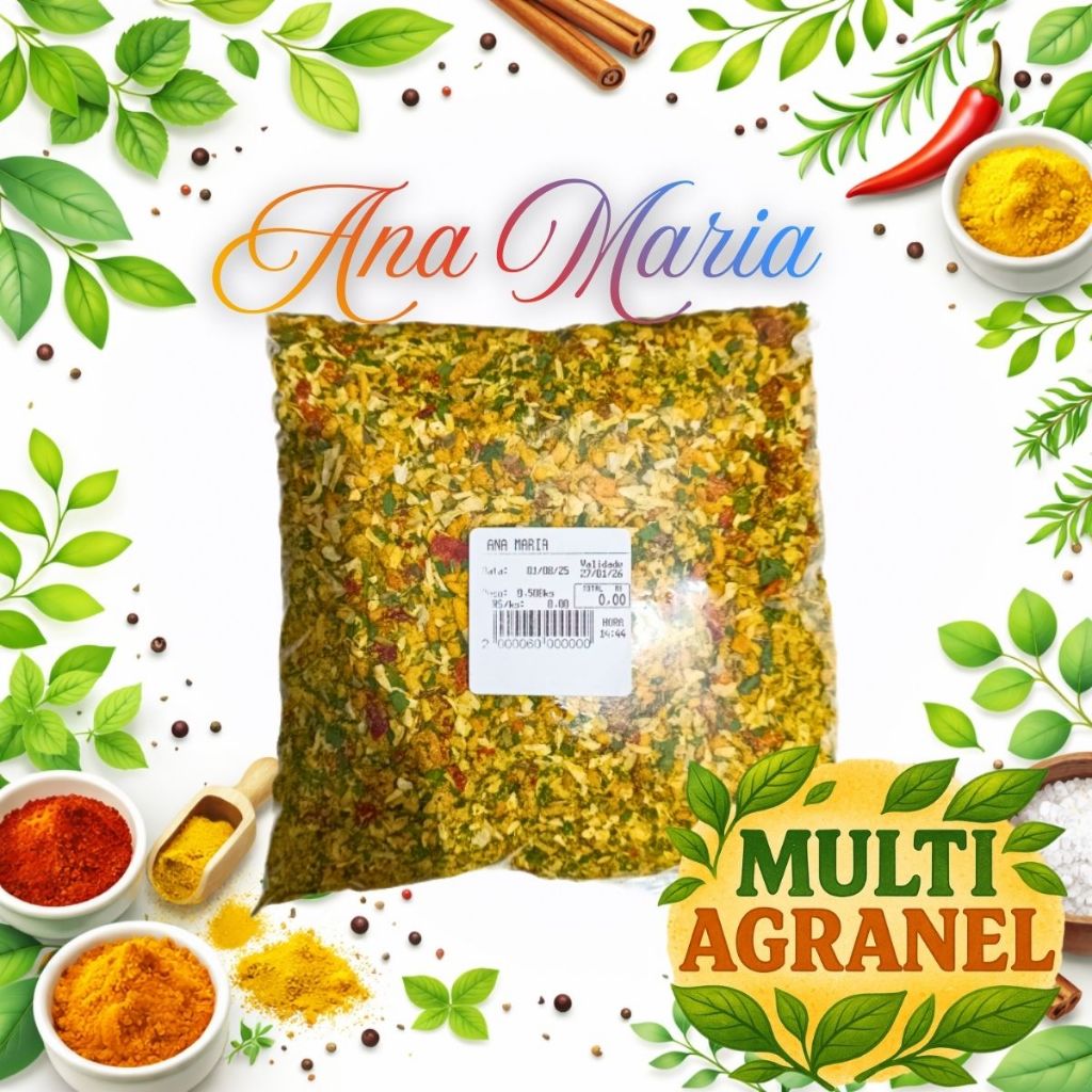 Tempero Ana Maria Fit 1KG em Oferta na Shopee