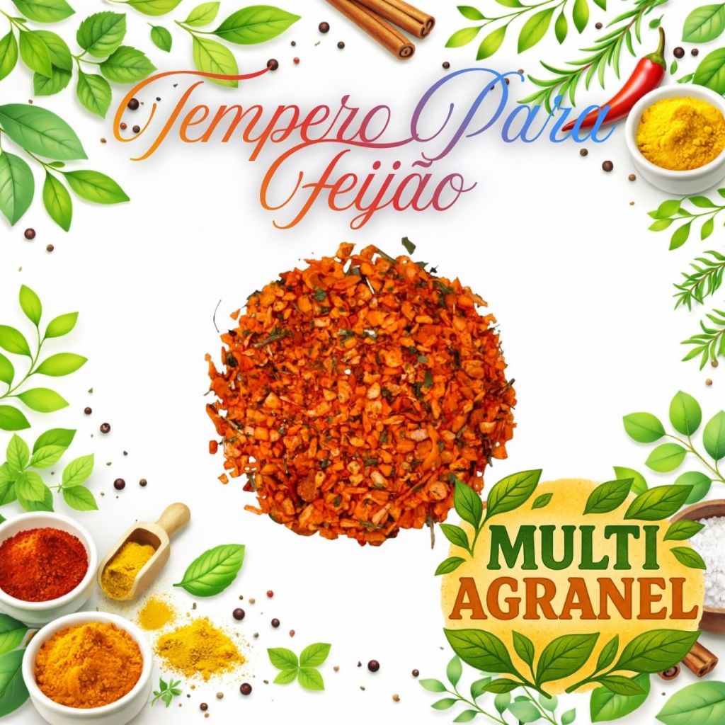Tempero Para Feijão 1KG Caseiro em Oferta na Shopee