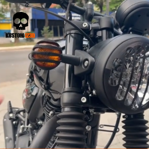 Kit 4 capas de pisca ROYAL ENFIELD, Hunter 350 Classic 350 Meteor 350 Super Meteor 650 Shotgun 650