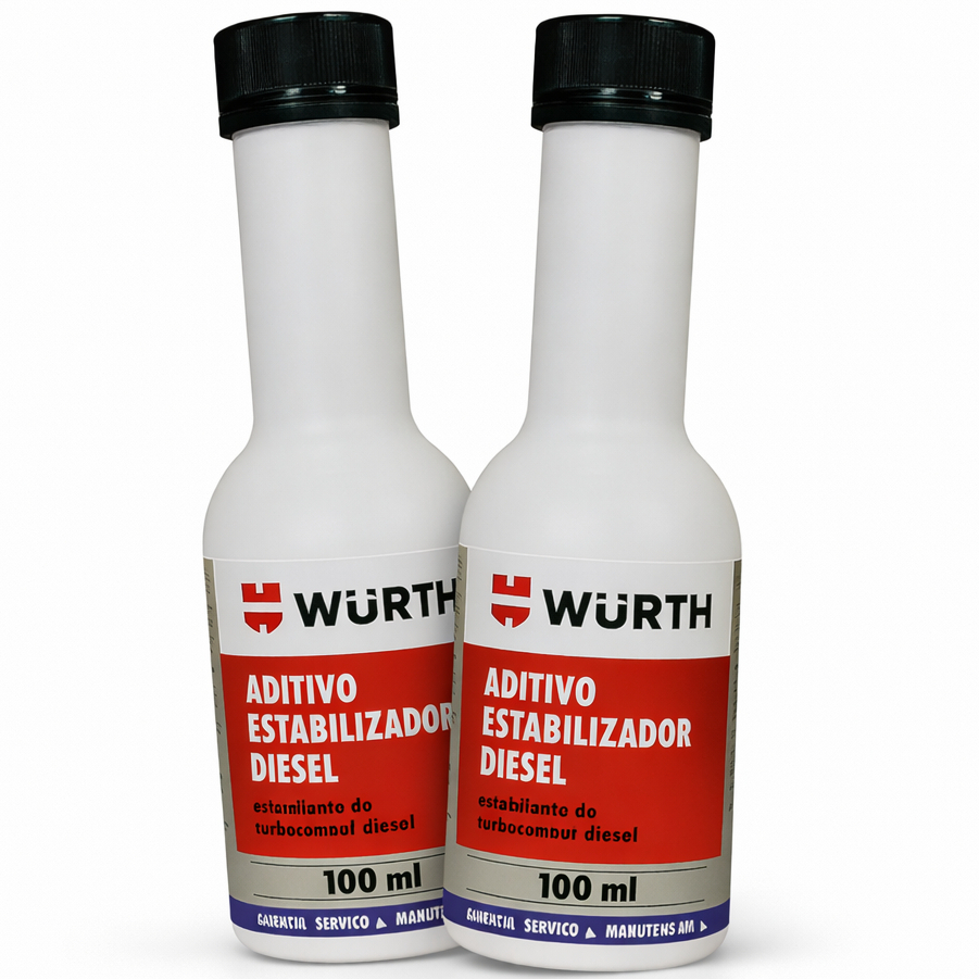 Aditivo Estabilizador Diesel Wurth 100ml 2 Unidades Proteção Motor