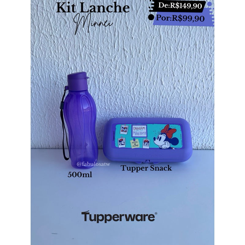 Tupperware Kit Lanche Minnie – Tupperware 🐭💜