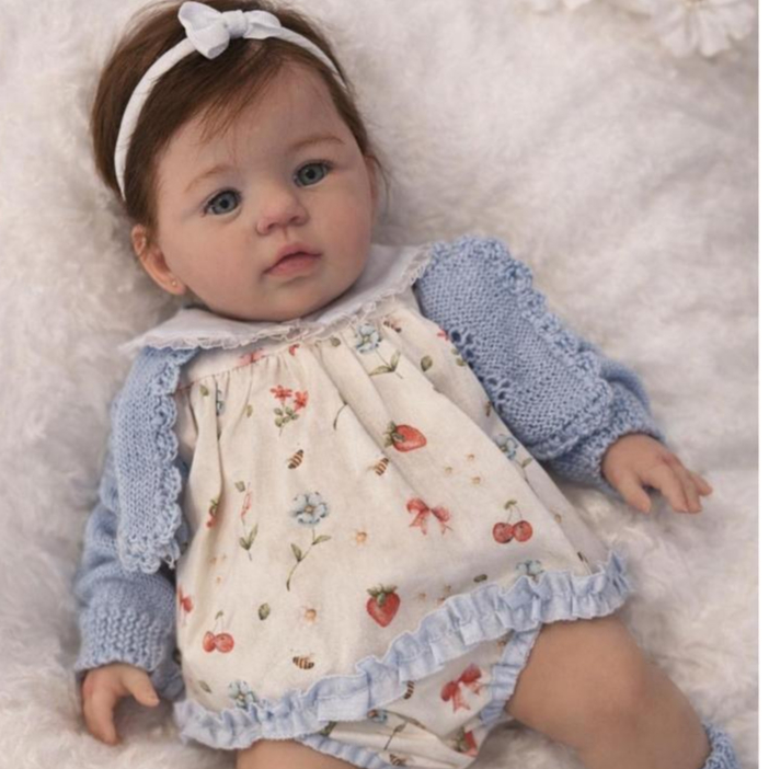 bebê Reborn silicone sólido abigail feita a mão IMAGENS REAL BEBE REBORN