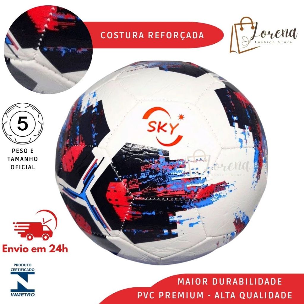Bola de Futebol Campo Quadra Tamanho Oficial Promoção Barato