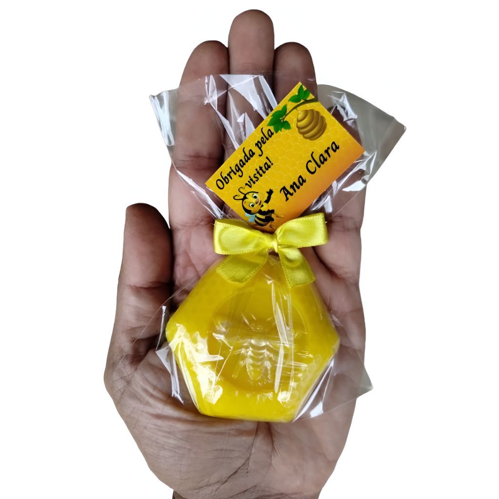 Lembrancinha Sabonete Favo de Mel Festa Abelinha Jardim Encantado