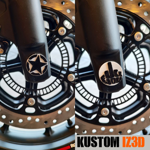 Tampa Parafuso Eixo Dianteiro Royal Enfield, 2 pçs (RODA  FRENTE) Royal Enfield - Todos os modelos