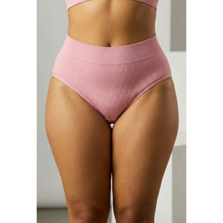 kit 5 Calcinha Feminina Plus Size Cintura Alta Confortável GG XG EXG em Oferta na Shopee