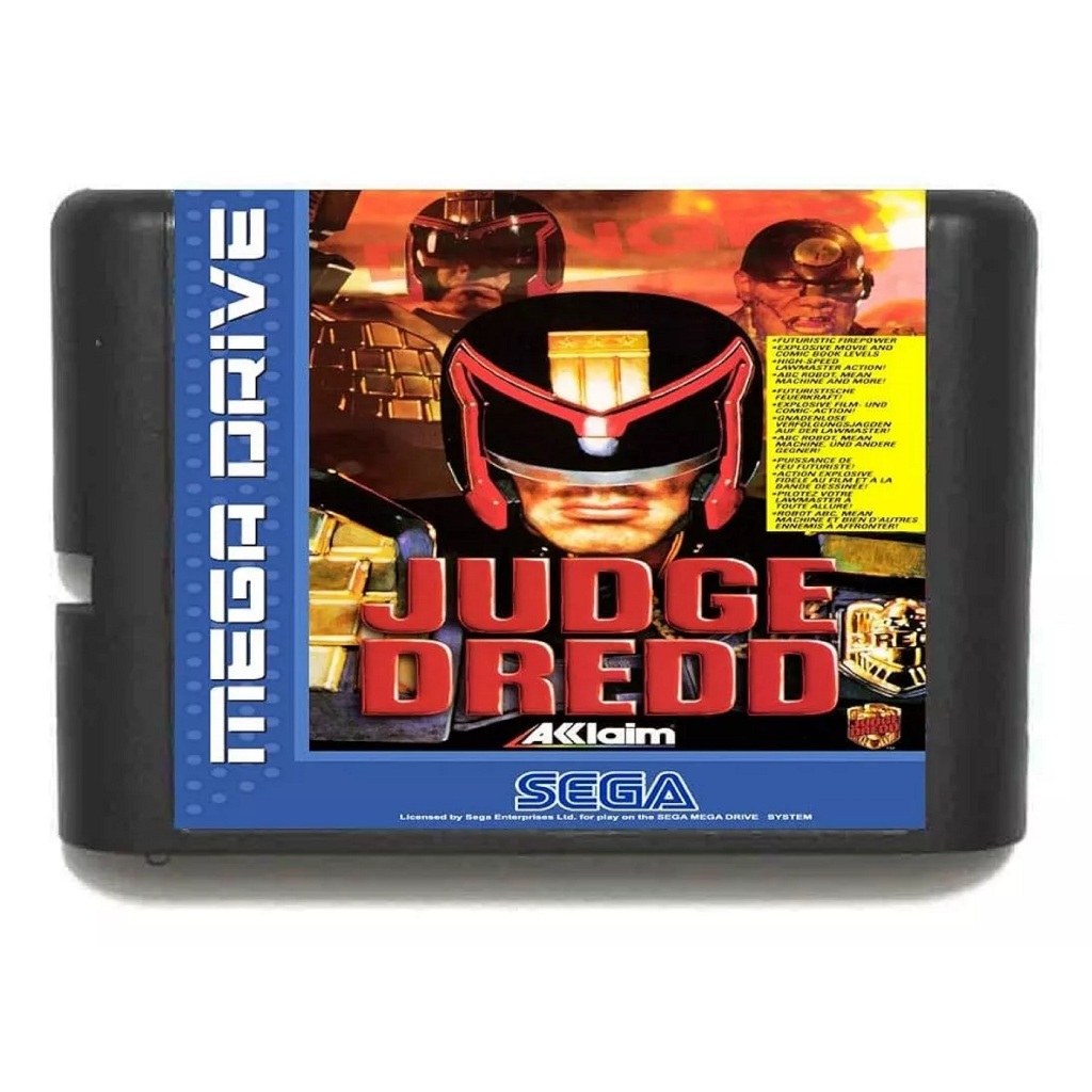 Judge Dredd O Juiz Sylvester Stallone Mega Drive Genesis