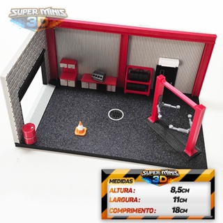 Diorama Mini Oficina para Hot Wheels Escala 1:64 em Oferta na Shopee