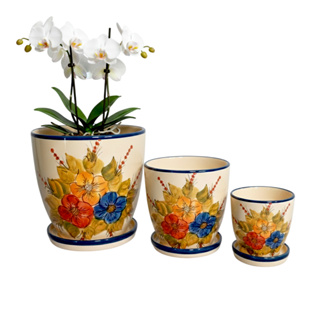 🌿 Cachepô de Cerâmica 🪴 Decoração Casa e Jardim – G/M/P Venda Individual em Oferta na Shopee