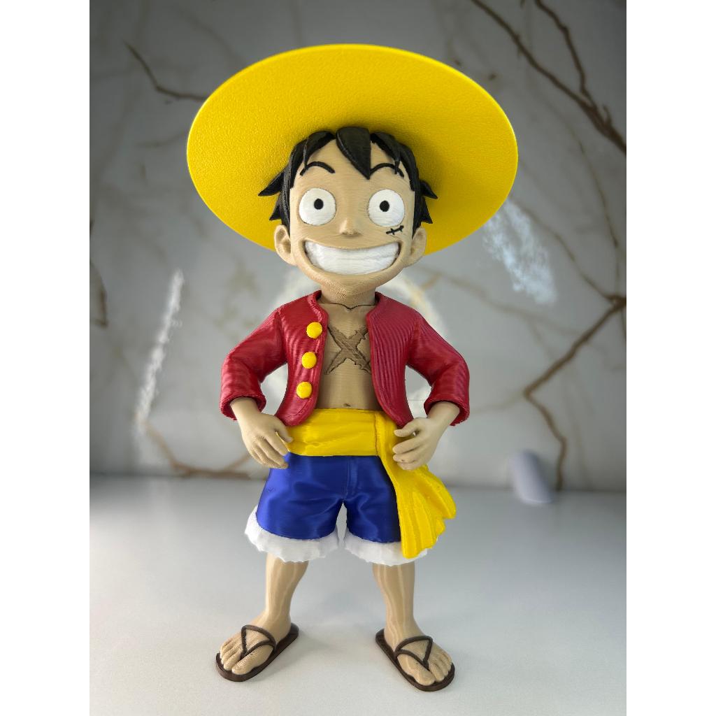 Boneco Luffy One Piece Boneco Action Figure 18cm