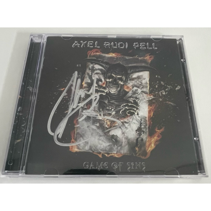 Axell Rudi Pell Game of Sins CD Autografado Johnny Gioeli Hardline