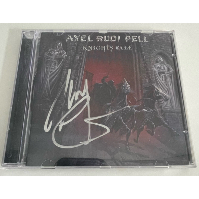 Axell Rudi Pell Knights Call CD Autografado Johnny Gioeli Hardline